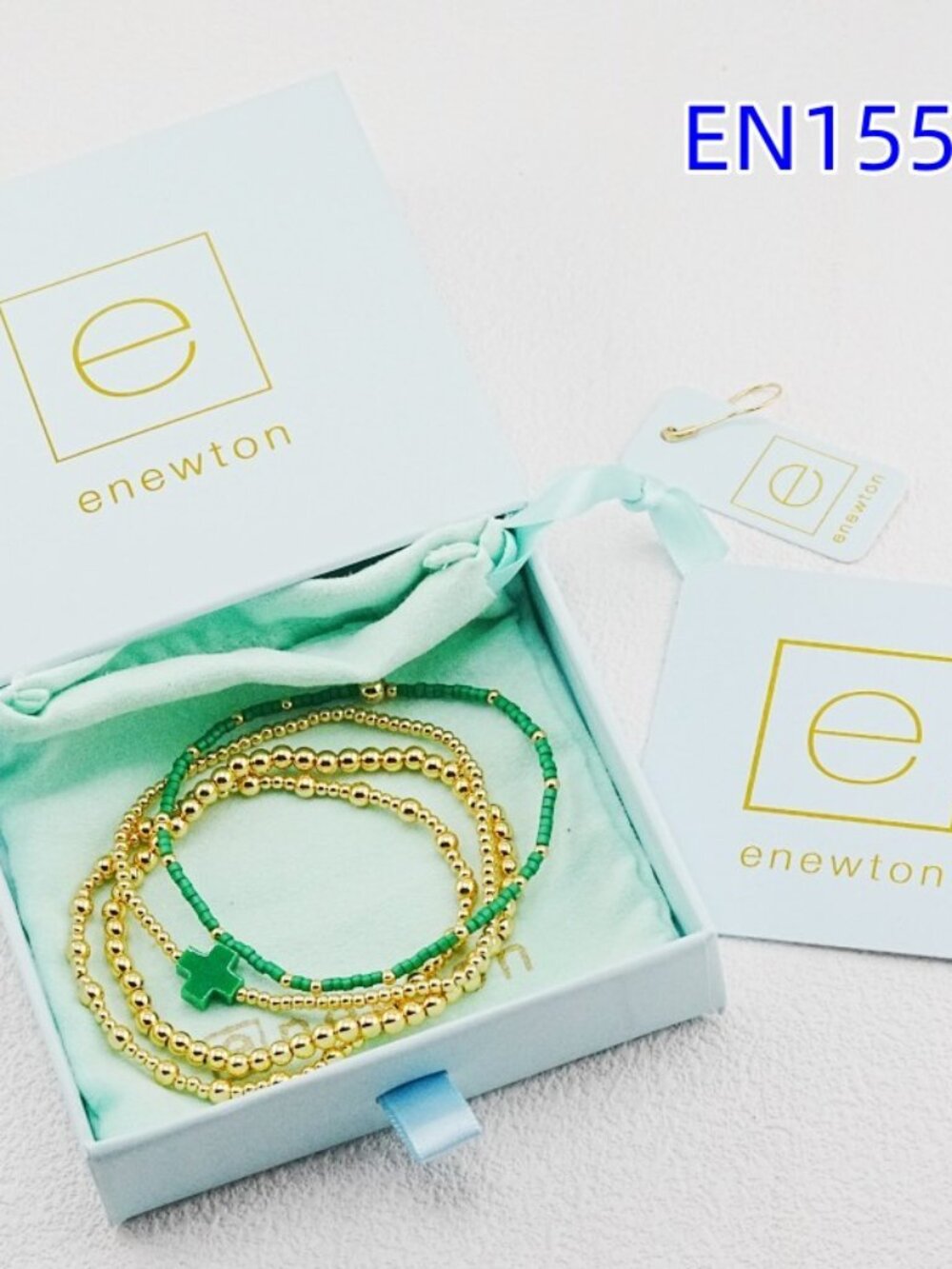 Enewton Colorful Cross Bracelet Set